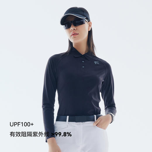 女士速干长袖polo衫 商品图3