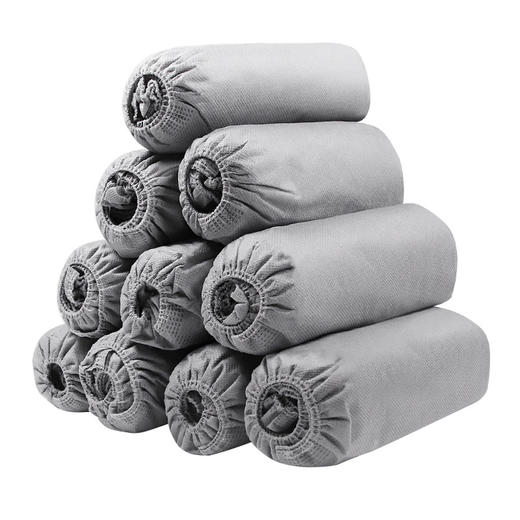 100只一次性灰色无纺布鞋套 加厚高质量透气防尘防滑500g 商品图5