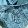 真丝拼接蕾丝美背无钢圈文胸内衣短吊带  带胸垫 商品缩略图4