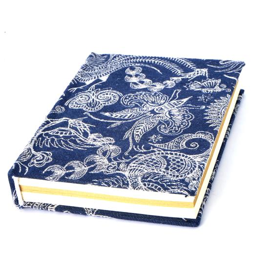 深山集市 苗族纹样刺绣笔记本大小可选 吉祥纹样吉宇鸟 福蝶 传承民族祝福 商品图2