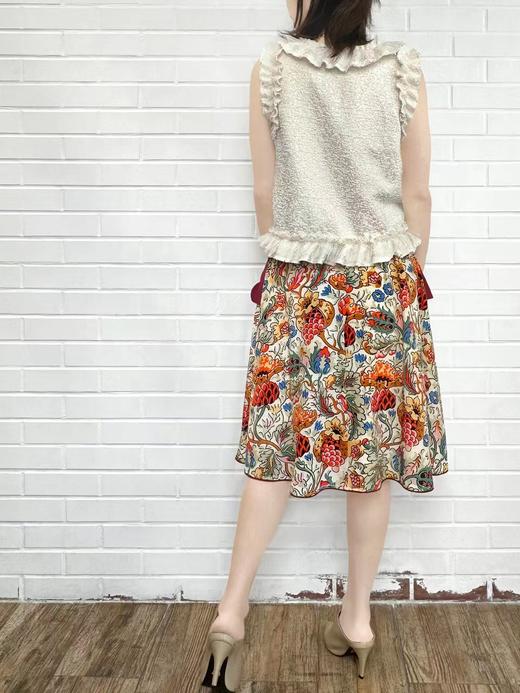 TYNVIE 波浪纹袋口嵌边半身裙 商品图7