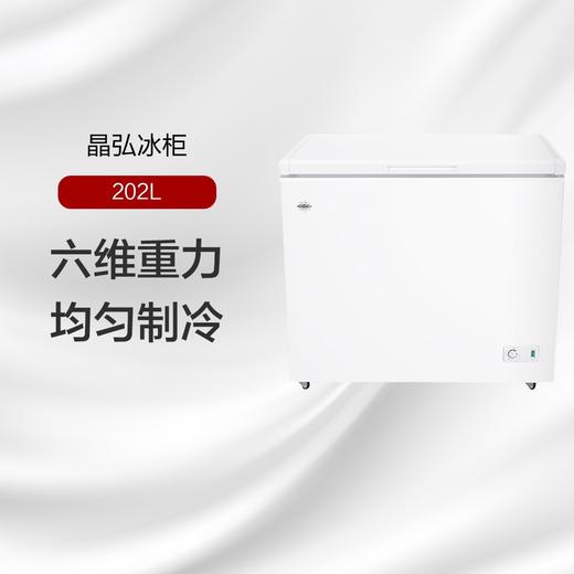 晶弘冰柜 单温柜 202L 六维重力 循环制冷 B C/BD-202D1/白色 商品图0