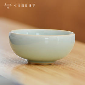 问鼎汝瓷紫金釉经典款天青罗汉杯