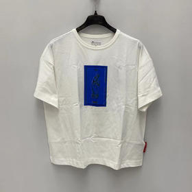 夏季款 MOOSE KNUCKLES 男士纯棉透气抽象印花圆领短袖T恤