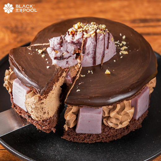 （联联兑换）【厚切·芋泥熔岩蛋糕】3大块10cm长厚切芋泥牛乳砖，100%纯可可脂熔岩蛋糕 商品图2