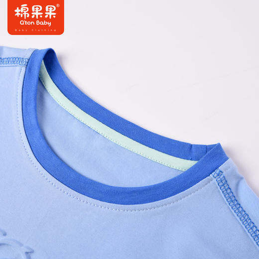 棉果果商场同款男童男宝夏季新品短袖T恤M212140223287 商品图4