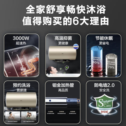 海尔（Haier）热水器 EC8001-QA3 商品图2