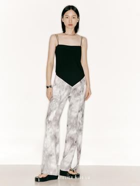 【岛屿心情】背后打结设计两穿吊带上衣/230034A