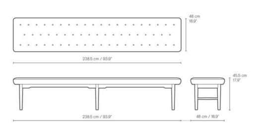 VLA75 | Foyer Bench 商品图7