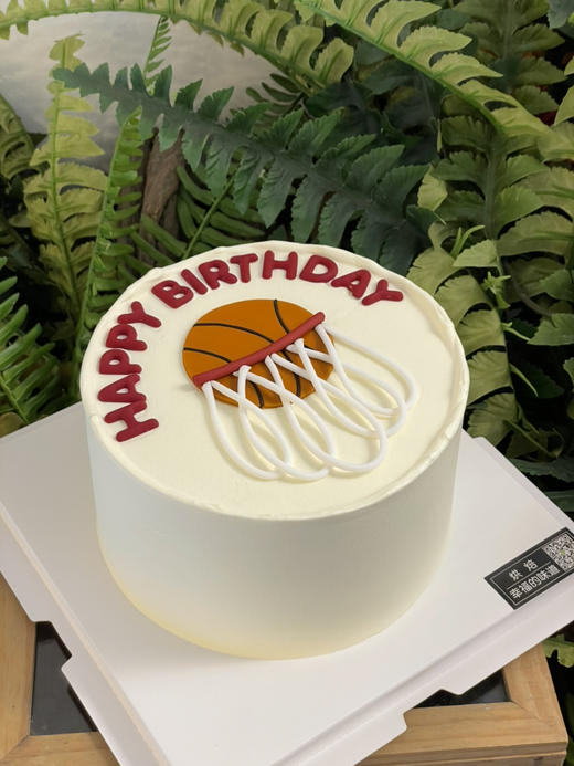 篮球系列，奶油霜翻糖牌，全部可食用，提前48小时预定 商品图2