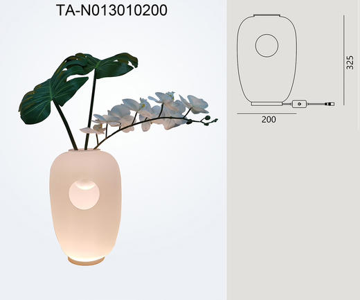 NS家居nsfurniture花瓶灯装饰灯台灯NSLT-TA-N013010200BY 商品图2