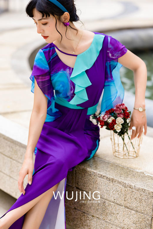 3022090 露红烟紫 薰衣草紫上衣 雾境 商品图4