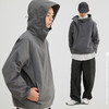 CryingCenter 沙杏 深灰城市户外风连帽冲锋衣套头卫衣 哭喊中心 商品缩略图2