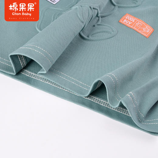 棉果果商场同款男童男宝夏季新品短袖T恤M212140223266 商品图5
