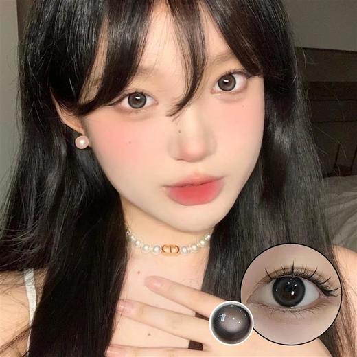 Hancon正品半年抛 | 黑色泪滴美瞳 | 直径14.0着色13.4 | 新国货 商品图0