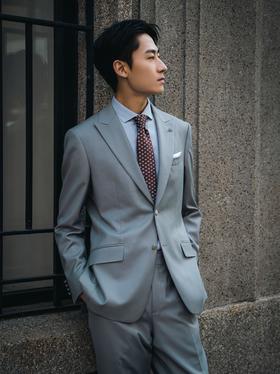 婚礼纪 | 丁香灰西服套装