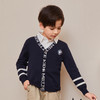 mettekids儿童毛衣春秋新款学院风童装中大男童V领休闲针织开衫 商品缩略图1