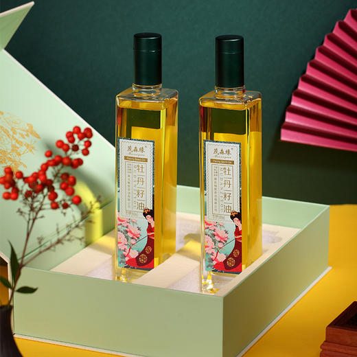 茂森缘 湖北硒都恩施牡丹籽油健康植物食用油护肤油礼盒 商品图3