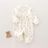 【幸运小鹿哈衣 纯棉的贴身穿】春装女宝宝衣服爬服花边长袖哈衣公主风无骨a类全棉婴儿连体衣 商品缩略图6