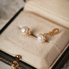Manreya玛芮雅“极简风”珍珠纽扣耳夹 商品缩略图4