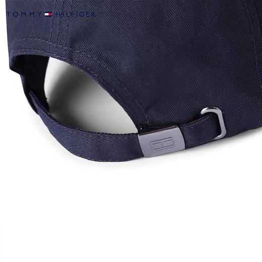 TOMMY HILFIGER  纯棉经典小绣标金属调节扣圆顶遮阳棒球帽E367895041 商品图3