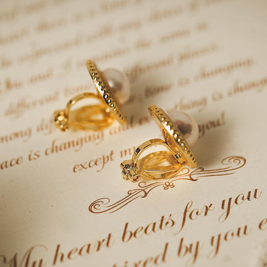 Manreya玛芮雅“罗马假日”珍珠无痛耳夹 商品图6