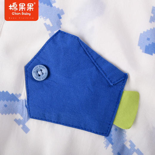 棉果果商场同款男童男宝夏季男童男宝新品短袖衬衫M212150423283 商品图4