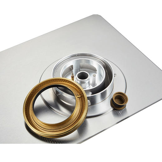 Gratle JZT-D155S  JZT-D155G 天然气双灶台嵌两用不锈钢（钢化玻璃）燃气灶 商品图8