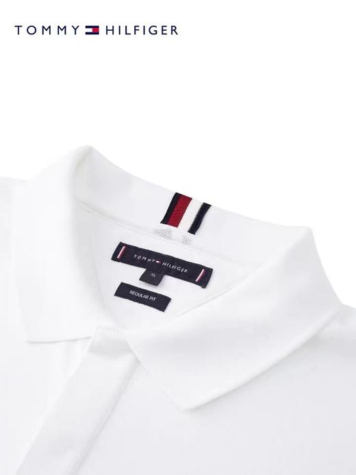 TOMMY HILFIGER  魔力方23新款春夏男装字母刺绣翻领短袖POLO衫MW0MW30808 商品图2