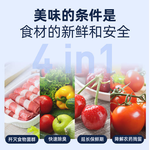 【净味寻原鲜】EraClean世净冰箱除味器 冰箱除味食物保鲜 超长续航 迷你小巧美观不占位 商品图3