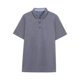 夏季男士短袖polo衫t恤纯色男短袖翻领上衣  H72011*