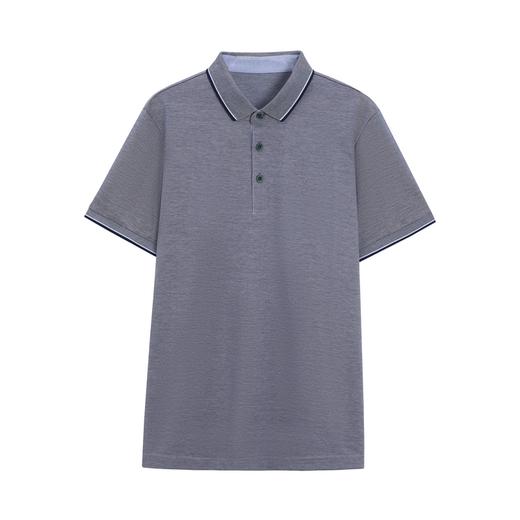 夏季男士短袖polo衫t恤纯色男短袖翻领上衣  H72011* 商品图0