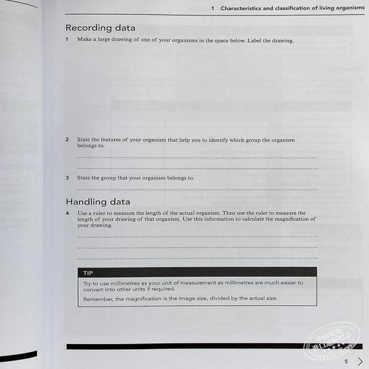 【中商原版】剑桥大学出版NEW Cambridge IGCSE Biology Practical Workbook with Digital Access (2 years) 商品图7