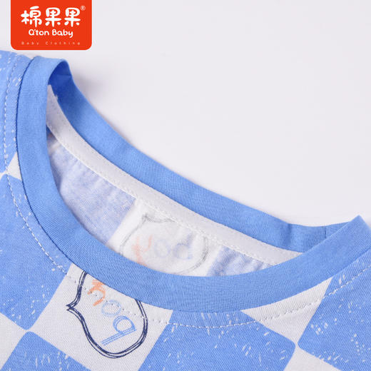 棉果果商场同款男童男宝夏季新品短袖T恤M212140223286 商品图4