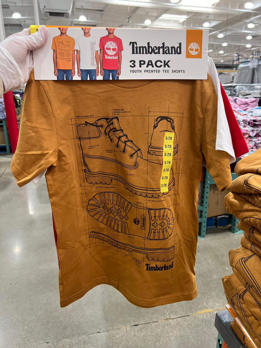 美国🇺🇸直邮✈️ 特价240元/3件装，超值！🔥Timberland天木兰儿童全棉短袖套装！ 商品图4