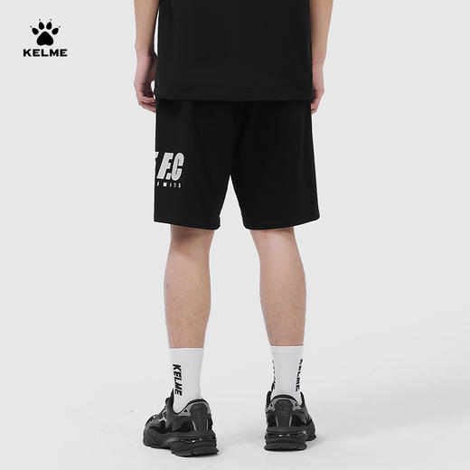 KELME卡尔美针织短裤男2023夏季新款棉宽松五分裤潮流休闲运动裤 商品图3