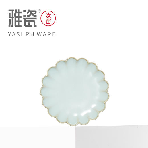 汝窑小菊瓣碟 商品图4