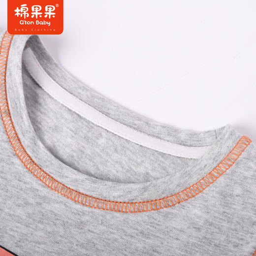 棉果果商场同款夏季男童男宝新品假两件短袖T恤M212140223265 商品图5