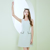 NF841斯尔丽瑟俪2023春夏新款经典单排扣披肩收腰显瘦连衣裙 商品缩略图2