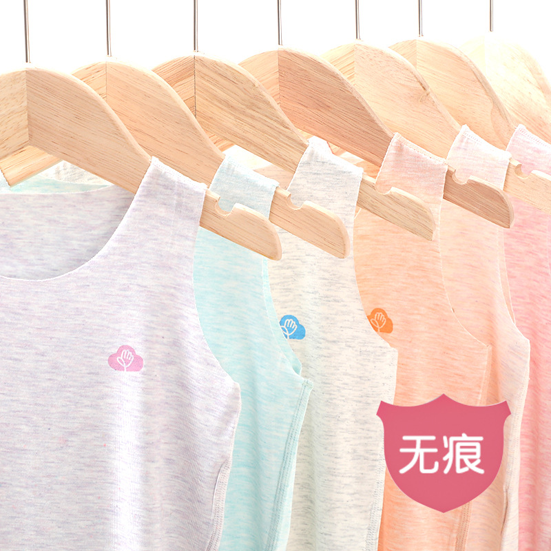 夏款儿童彩纱背心