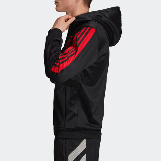 Adidas/阿迪达斯男子篮球连帽加绒运动夹克外套 DZ0823 商品图3