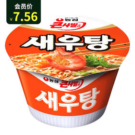 새우탕큰사발면农心鲜虾汤面大杯115g