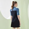 NF810斯尔丽瑟俪2023春夏新款洋气减龄金属拉链短袖连衣裙 商品缩略图1