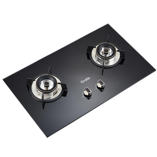 Gratle JZT-D155S  JZT-D155G 天然气双灶台嵌两用不锈钢（钢化玻璃）燃气灶 商品图4