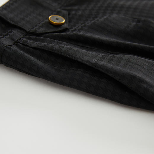 谜底宽松休闲直筒裤2023春季新款时尚高腰百搭长裤女士231GK0091 商品图3