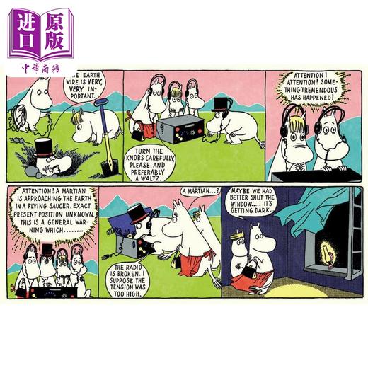 【中商原版】Moomin and the Martians (PB) (full-colour comic strips)桥梁漫画书：姆明和火星人 英文原版 进口图书 儿童漫画图画小说 商品图2