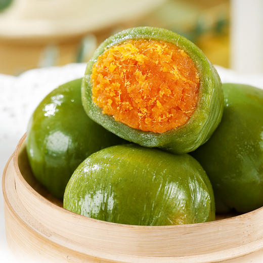 春味当鲜 时令青团 豆沙/芝麻/肉松 三味可选 皮薄馅足 美味用心配 商品图2