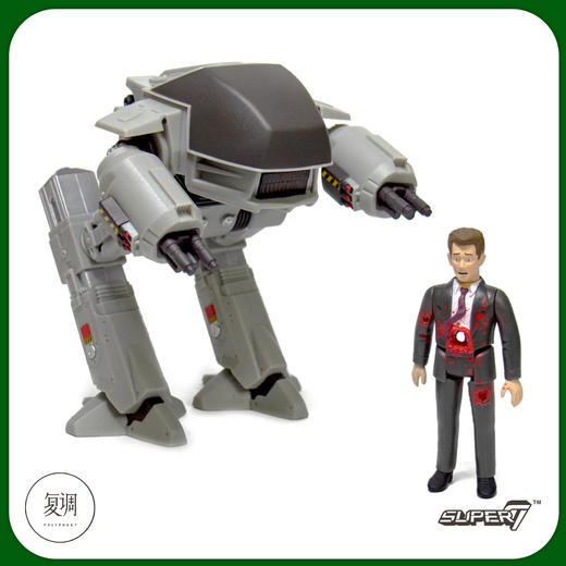 现货 Super7 机械战警 ED-209 Vs Mr.Kinney 商品图1