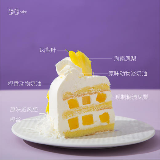 泰式椰香凤梨，可选5英寸 商品图3