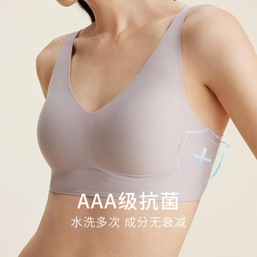 金三塔【云感软支撑】桑蚕丝内里高弹包裹舒适聚拢文胸内衣春夏新品 （限价款）  NZFDB301 商品图2